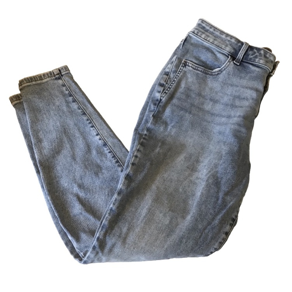 Maurice’s High Rise Light Wash Skinny Jeans Size Large - Picture 1 of 9